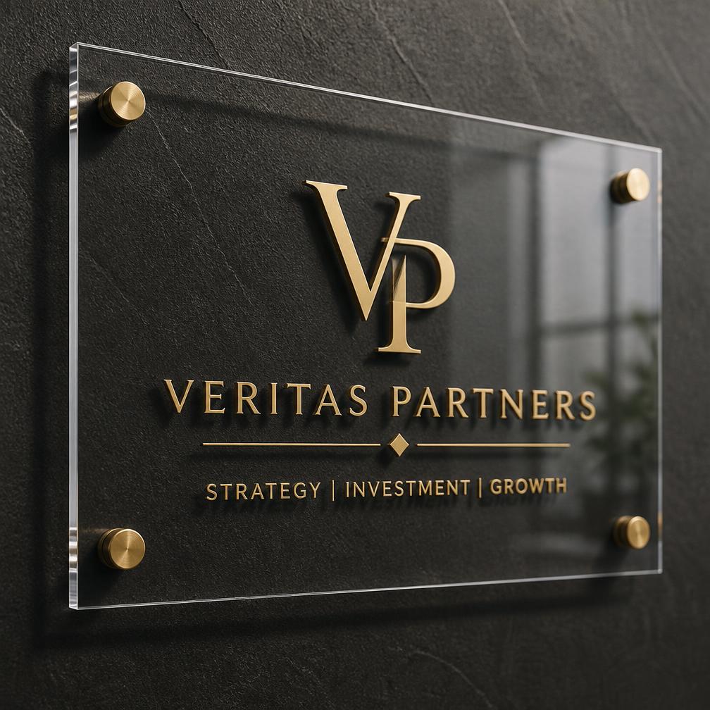 Placa corporativa en acrílico con letras metálicas